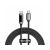 Cablu Baseus Display, USB-C la USB-C, 100W, Fast Charging, 2m, Negru