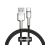 Cablu Baseus Cafule Series Metal USB la USB-C, 66W, 1m, Negru