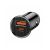 Incarcator auto Baseus Circular, 30W, 1xUSB, 1xUSB-C, 5A, Negru