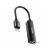 Adaptor Baseus L52 3-in-1, 2x Lightning, Jack 3,5mm, Negru