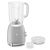 Blender SMEG 50's Style Sticla, BLF01SVEU, Argintiu