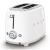 Prajitor de paine SMEG 2X2 50's Style, Alb