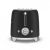 Prajitor de paine SMEG 2X2 50's Style, Negru Mat