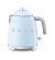 Fierbator SMEG Kettle Mini 50's Style, Albastru Pastel