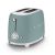 Prajitor de paine SMEG Toaster 2X2, 50's Style, TSF01EGMEU, Verde