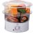 Aparat de gatit cu aburi Jata Steam Cooking, 3.5L Two, 400W, Transparent