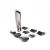 Aparat de tuns Jata 9 In 1 Body Hair Clipper Depiler, Argintiu