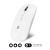 Mouse Subblim Dual Flat  Rechargeable 1600 Dpi White