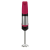 Blender de mana Tesla HB300BX, 600W, 2 viteze, Negru/Rosu/Inox