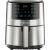 Friteuza cu aer cald Tesla AF501BX, 5L, 0-60 min, Touch screen, 1300W, Negru-Inox