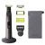 Aparat de tuns barba si parul corporal Philips Oneblade Pro Qp6551/17, Pieptene 14 Lungimi, Lama Inovatoare 360 Cu 2 Taisuri, Afisaj Digital Led, Gri