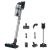 Aspirator vertical Samsung Jet 90 multi VS20R9044T2, 21.9 V, 0.8 l, Negru