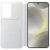 Husa telefon Samsung pentru Galaxy S24, Smart View Wallet Case Alb