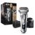 Aparat de ras Braun Series 9-9375cc, sistem umed si uscat, incarcare rapida, Argintiu