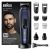 Aparat de ras electric Braun MGK7421, Afisaj LED, Albastru