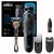 Aparat de tuns barba Braun Beard Trimmer BT5240 Wet&Dry, AutoSense, buton rotativ de precizie, 2 piepteni, Aparat de ras Gillette, Negru/Albastru