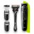 Aparat de tuns barba Braun Beard Trimmer BT5340, Wet&Dry, buton rotativ de precizie, 2 piepteni de precizie, 1 aparat de ras Gillette, 1 incarcator, Negru/Albastru