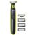 Aparat hibrid de barbierit si tuns barba Philips OneBlade QP2520/30, 3 piepteni, 1 lama suplimentara, Acumulatori, Negru/Verde
