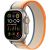 Ceas Smartwatch Apple Watch Ultra 2, GPS, Cellular, Carcasa Titanium 49mm, Orange/Beige Trail Loop - M/L