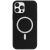 Husa de protectie telefon pentru iPhone 12 Pro Max, Goospery, Color MagSafe, Negru
