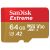 Card de memorie SanDisk Extreme, 64GB, Rosu/Auriu