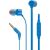 Casti In-Ear JBL T160 cu fir, Microfon, Jack 3.5 mm, Albastru