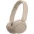 Casti On-Ear Sony WH-CH520B, Wireless, Bluetooth, Microfon, Multipoint connection, Quick Charge, Autonomie 50 ore, Crem