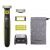 Aparat de tuns si ras Philips OneBlade Face&Body QP2821/20, pieptene reglabil 5 in 1, autonomie 45 min, Negru/Verde