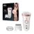 Epilator Braun Silk Epil 9 9/720 SensoSmart, Micro-Grip, Wet & Dry, 40 pensete, 2 viteze, cap de ras, Saculet pentru voiaj, Alb/Roz