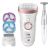 Epilator Braun Silk Epil 9 9/980 SkinSpa, SensoSmart, 8 accesorii + trimmer, Alb