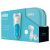 Epilator editie limitata Braun SE5-545GS, 28 de pensete, perie faciala, 3 accesorii, wet&dry, travel case, Alb/Bleu