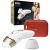 Epilator IPL Braun Silk-expert PRO 5 PL5160 Senzor automat & continuu Skin pro 2.0, 400.000 impulsuri, 10 niveluri de intensitate, 125 de impulsuri pe minut, cap de precizie, Trusa de voiaj, Alb/Auriu