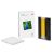 Hartie foto Xiaomi 3 inch (40 File) + cartus compatibil cu imprimanta foto portabila Xiaomi 1S EU, Alb