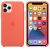  Husa de protectie telefon Apple pentru Iphone 11 Pro, Silicon, MWYQ2ZM/A, Clementine