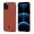 Husa de protectie telefon Pitaka pentru Apple iPhone 12 Pro Max, MagEz, Fibra de aramida, KI1207PM, Rosu - Portocaliu