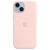 Husa de protectie telefon Apple pentru iPhone 14, Magsafe, Silicon, Chalk Pink