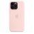 Husa de protectie telefon Apple pentru iPhone 14 Pro Max, Magsafe, Silicon, Chalk Pink