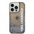 Husa de protectie telefon Karl Lagerfeld pentru iPhone 14 Pro, Translucent Liquid Glitter, Plastic, Negru