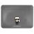 Husa laptop Karl Lagerfeld, Saffiano Ikonik, pentru laptop de 13/14 inch, Piele ecologica, Silver