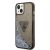 Husa de protectie telefon Guess pentru iPhone 14 Plus, Liquid Glitter and Triangle Logo, Plastic, Negru