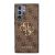 Husa telefon Guess pentru Samsung Galaxy S23 Ultra, 4G Metal Logo, Textil, Maro