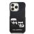 Husa de protectie telefon Karl Lagerfeld, Karl and Choupette pentru Apple iPhone 13 Pro, Negru