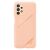 Husa telelefon Samsung, Card Slot Cover pentru Samsung Galaxy A13, Awesome Peach