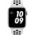 Ceas Smartwatch Apple Watch Nike S6, 44mm, Carcasa Silver, Aluminiu, Pure Platinum/Black Nike Sport Band, Regular