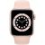 Ceas Smartwatch Apple Watch 6, GPS, Carcasa Gold, Aluminiu, 44mm, Pink Sand Sport Band