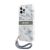 Husa de protectie telefon Guess pentru iPhone 12 Pro Max, Marble Strap, Plastic, Albastru