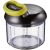 Mini Tocator manual Tefal 5 Second, 900 ml, lame inox, Verde/Negru