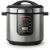 Multicooker Philips All-in-One, Oala cu invelis ProCeramic+, 1300 W, 6 l, controlul timpului, 9 sisteme de siguranta, Argintiu