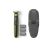 Aparat hibrid de barbierit si tuns barba Philips OneBlade, 3 accesorii, Toc pentru transport, Negru/Verde