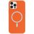 Husa de protectie telefon pentru iPhone 12/12 Pro, Goospery, Color MagSafe, Portocaliu
